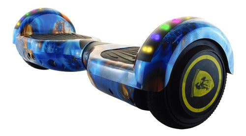 Hoverboard Eciclos Speaker Bluetooth Scooter Diseños Blue Star (azul)