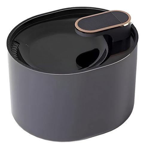 Bebedero Gatos Perros Mascotas Eléctrico Detección Agua Wuf Negro