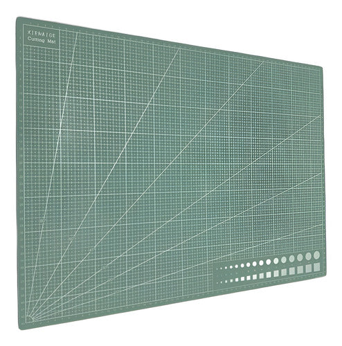 Base De Corte A2 Norplat - Tabla Salvacortes Tapete De Corte Verde Menta