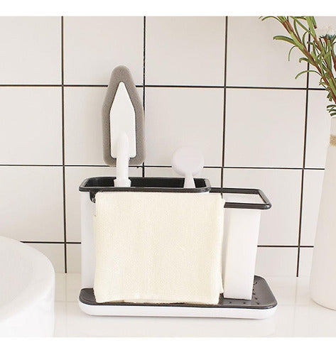 Porta Artículos Para Lavaplatos Organizador - Ome Negro