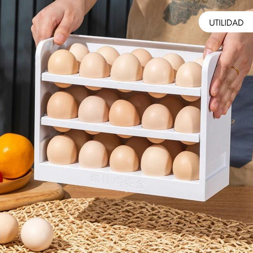 Organizador De 30 Huevos Caja Huevera Refrigerador - Norplat