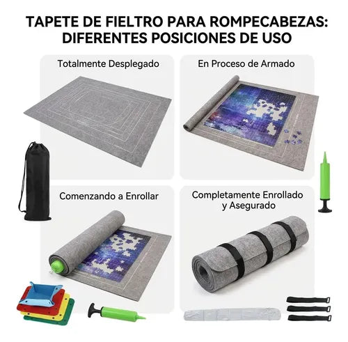 Puzzle Mat Norplat Guarda Porta Tapete Rompecabezas 3000 Pzs