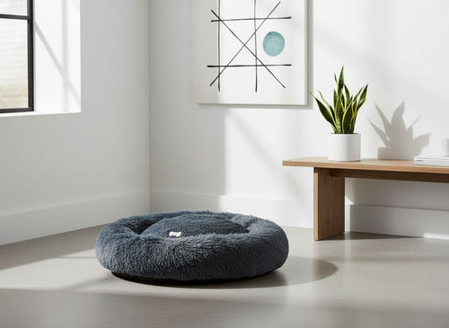 Cama Antiestres 110cm Norplat Perro Dona Colchon Grande Xxl Gris Oscuro Dona Antiestrés