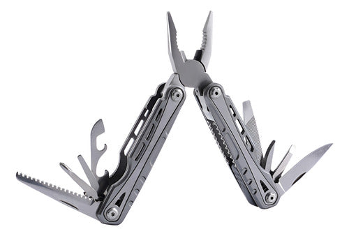 Alicate Norplat Multifuncional Universal Cortante 14 En 1 Plateado