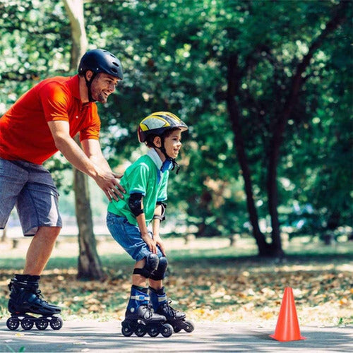 Kit Entrenamiento Norplat Con Cono Y Aros Agilidad Crossfit Multicolor