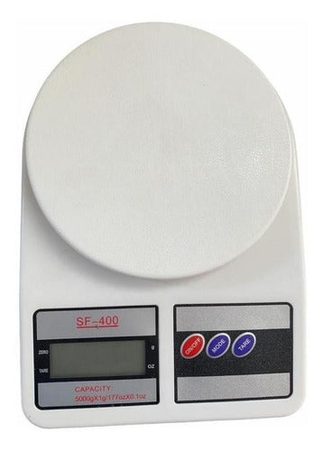 Balanza De Cocina Económica - Cukin Blanco 5 Kg