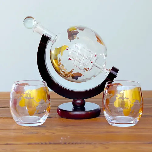 Decantador Whisky Norplat Diseño Mundo Vino Tequil Gin Vodka Transparente