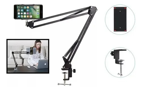 Soporte Celular Escritorio Porta Celular Universal Con Brazo