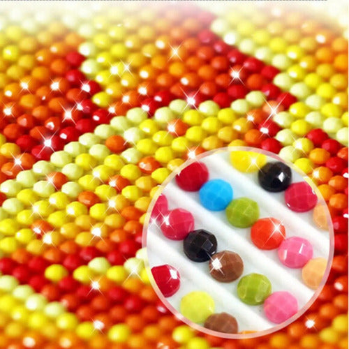 Kit Pintura Diamante 5d 40x30cm Bordado Diseños - Norplat Ciervo