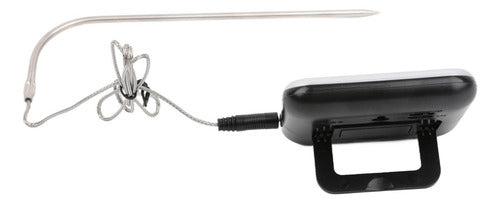 Termómetro Timer Digital Carne Cocina Parrilla Horno Norplat Negro