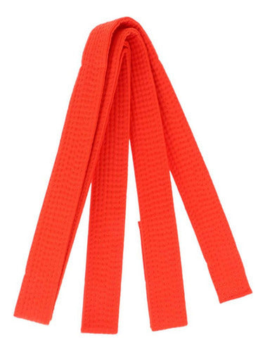 Cinturon Artes Marciales 2.4m Karate Taekwondo Judo Norplat Naranja 240cm