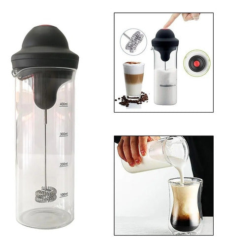 Vaso Espumador Texturizador De Leche A Batería - Cukin