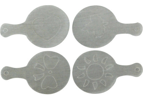 Pack X16 Plantillas Para Decorar Pan (stencils) - Cukin Blanco Diesños Varios