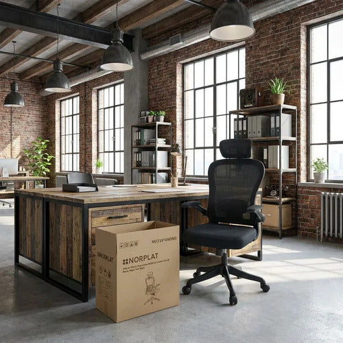 Silla Oficina Escritorio Ergonomica Norplat Lumbar Pro 4d