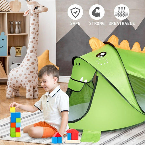 Carpa Casa Infantil Norplat - Castillo Para Niño Niña Niños Verde