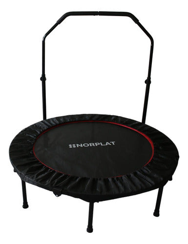 Trampolín Fitness 120cm 48  Plegable Aeróbico Yoga - Norplat Negro