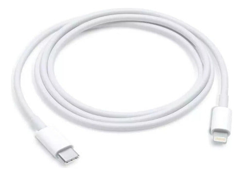 Cargador + Cable Para iPhone Carga Rapida Lightning Norplat Blanco