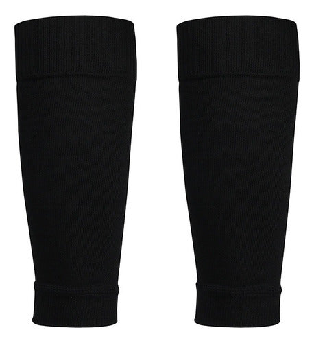 Calceta Fútbol Antideslizante + Calceta S/pie Niño Infantil Negro