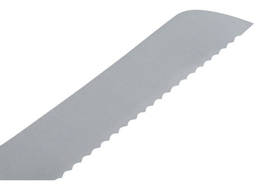 Cuchillo Aserrado Para Pan 20 Cm - Cukin Plateado