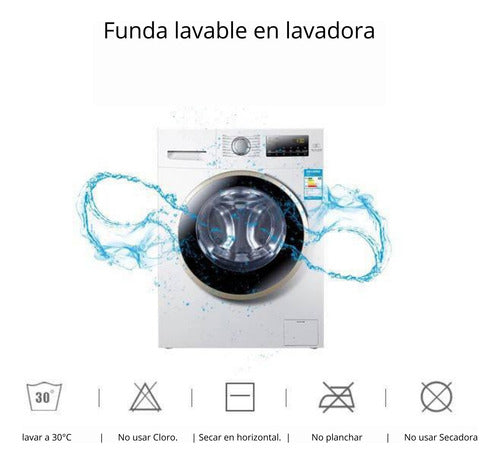 Almohada Maternal Cojín Lactancia Embarazada Guagua Norplat Gris Estrellas Blancas