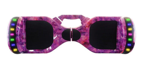 Hoverboard Eciclos Speaker Bluetooth Scooter Diseños Purple Sky (violeta)