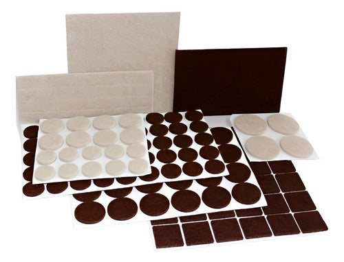 Set 133 Almohadilla Protectora Fieltro Sillas Mesas Norplat