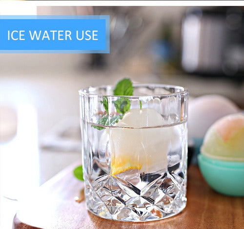 Molde De Silicona Para Bolas De Hielo 4.5 Cm - Cukin Negro