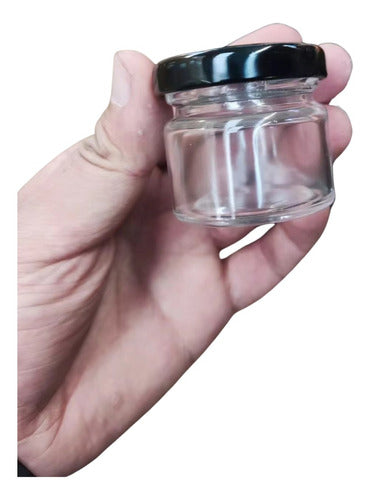 Frasco Conservero 28 Cc Con Tapa Metálica Pack X64u - Cukin Negro