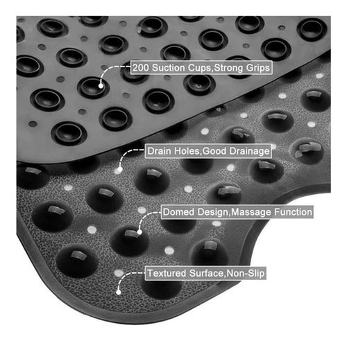 Goma Antideslizante Tina Ducha Bañera Cepillo 39×100 Norplat Verde