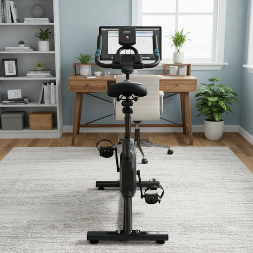Bicicleta Estatica Norplat S4k Spinning Fitness Volante 4kg Rosa Y Negro