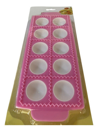 Molde Para 10 Ravioli Ravioles 58x38x51 Muy Fácil - Cukin Blanco - Relleno Redondo