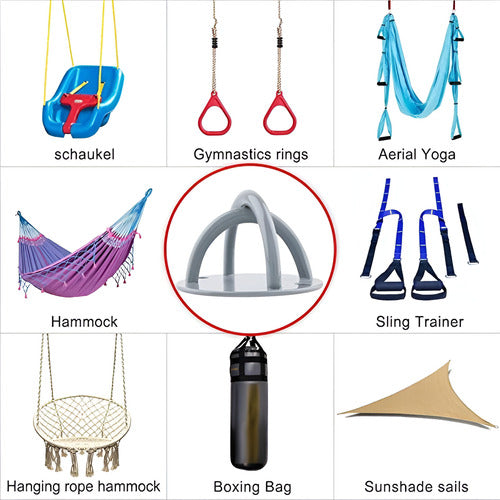 Norplat Anclaje Pared Techo Saco Boxeo Soporte Resistente Blanco