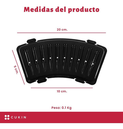 Set X2 Moldes De Plástico Para Balas De Hielo Negro - Cukin