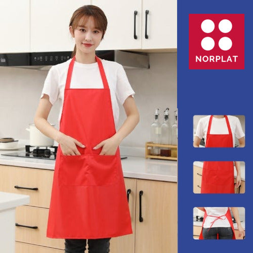 Pechera Clásica Gourmet Antifluido, Antiacido, Antibacterial Rojo