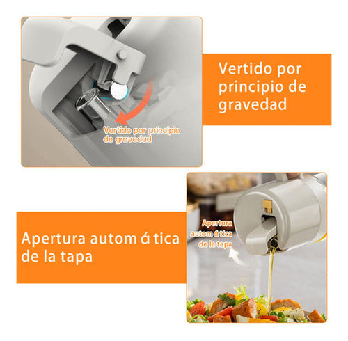 Aceitera Spray Rociador Alcuza Vidrio Aceite Vinagre Norplat