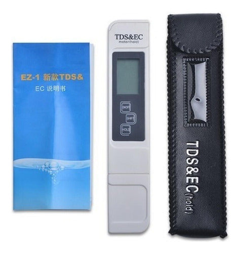 Medidor Ph Digital + Medidor De Ec Tds + 3 Buffer - Norplat Amarillo