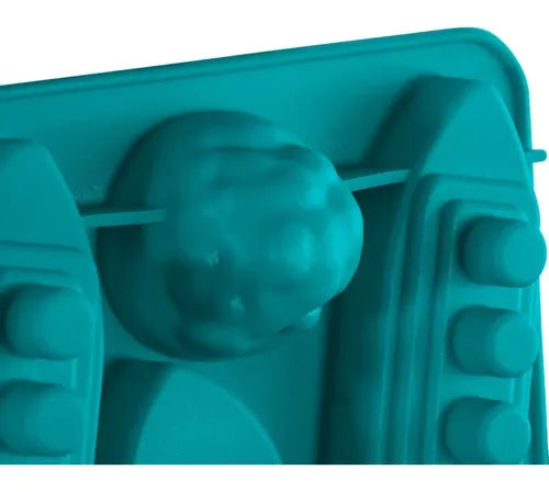 Molde De Silicona Para 4 Barcos E Iceberg De Hielo - Cukin Azul