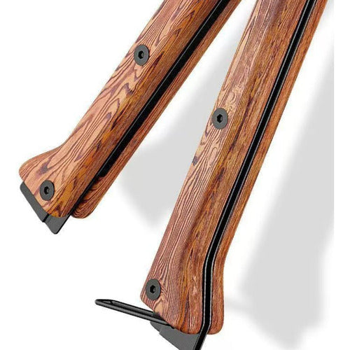 Sierra Japonesa Serrucho Portátil Plegable 30cm - Norplat Marrón