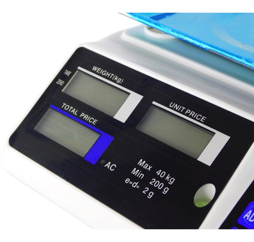 Balanza Comercial - Pesa Digital Para Negocios Blanco