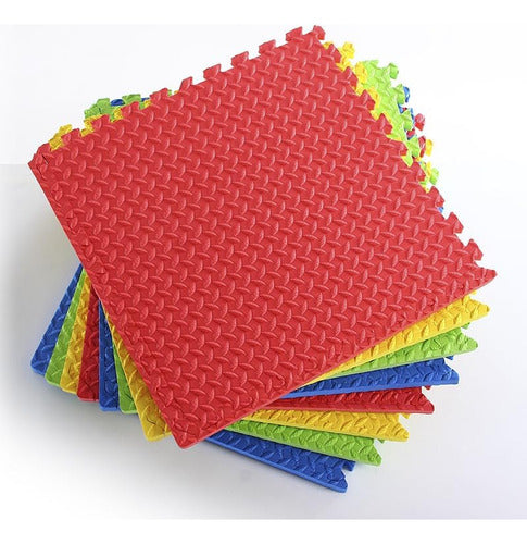 Set 8 Pisos Puzzle Alfombra Goma Eva Antigolpe 60x60 Norplat
