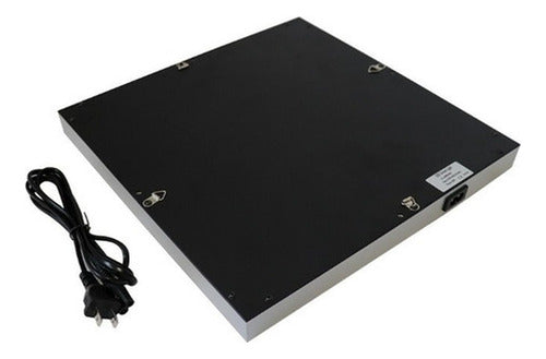 Foco Led Indoor Luz Para Crecimiento Plantas Cultivo Norplat Cultivo Plateado
