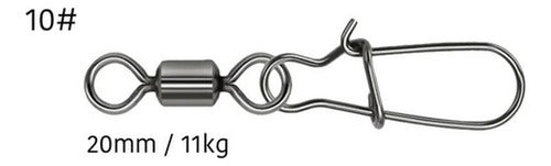 Destorcedor De Pesca 50 Unidades N 1/3/5/7/10 - Norplat 10