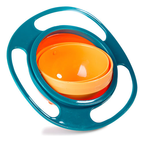 Plato Para Bebe Bowl Antiderrame Guagua Antivuelco - Norplat Verde Oscuro Lisa