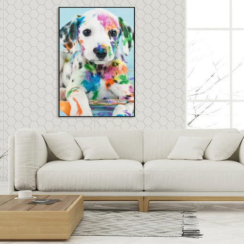 Bordado Pintura Diamante - 40x30cm Diseños Varios - Norplat 16 - Dalmata