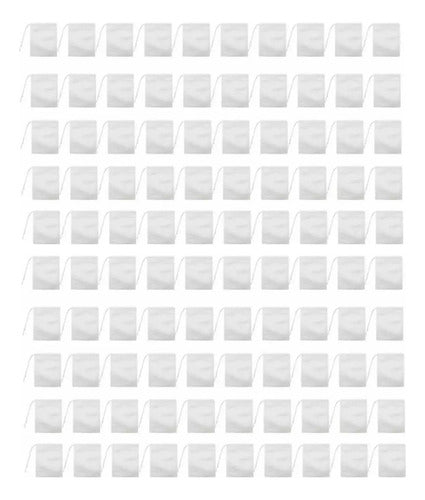 Bolsitas Bolsas Té 1000 Vacías - 5 X 7 Cm - Cukin Blanco