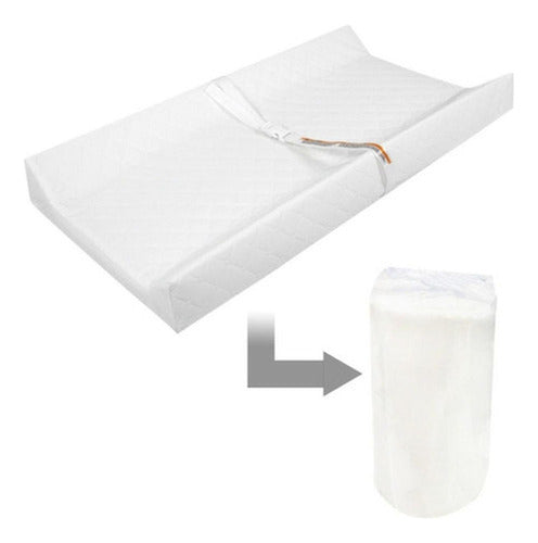 Mudador Anatomico Horizontal Ergonomico Premium Norplat Blanco Estrellas