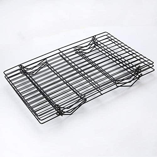 Rejilla Triple Apilable Enfriar Galleta Reposteria - Norplat Negro