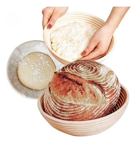 Banneton Redondo De 20cm - Cesta De Rattan - Cukin