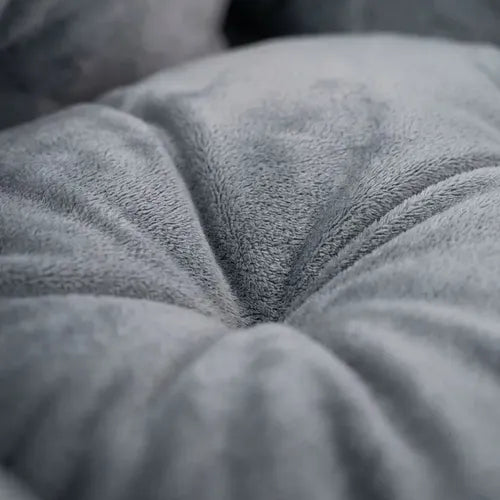 Cama Antiestres Norplat Perro Gato Con Cojín Reversible 60cm Gris Cama Antiestres Reversible
