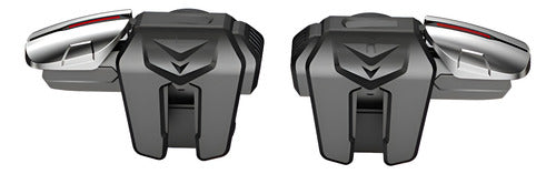 Par De Gatillos Gamer Aleación Pro Adaptables Hud - Norplat Gris Oscuro
